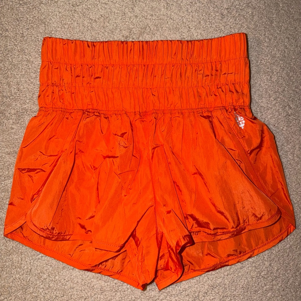 Free People Movement The Way Home Shorts in Burning Up Orange Size XS